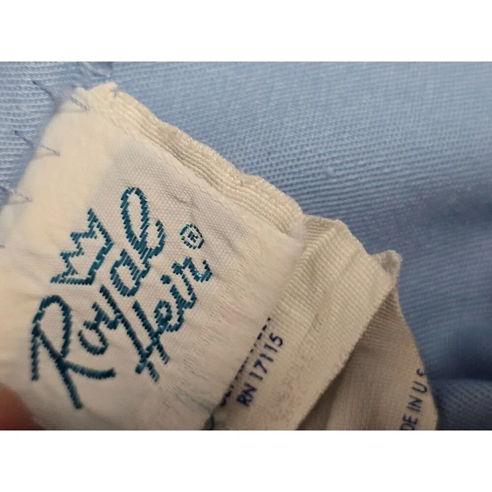 Vintage Royal Heir Baby Blue Embroidered Rocking Horse One Piece